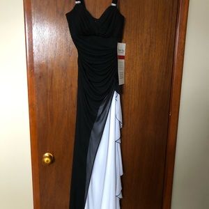 Black and white dress